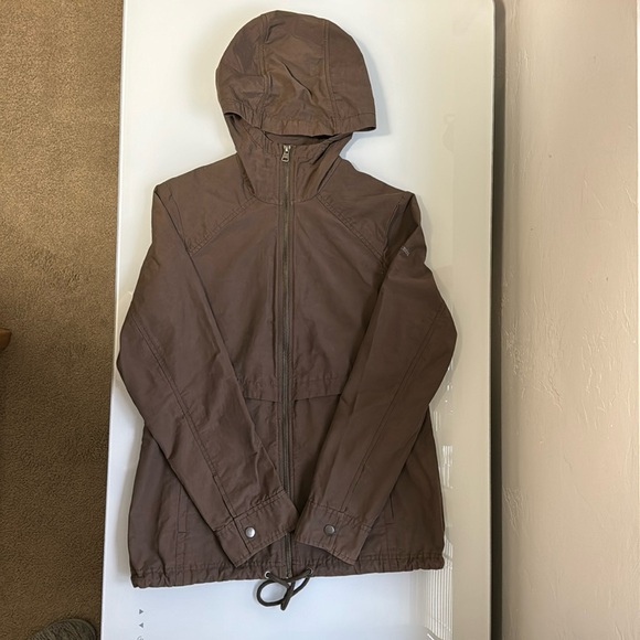 COLUMBIA ARCH CAPE III HOODED BROWN JACKET S - Picture 6 of 13